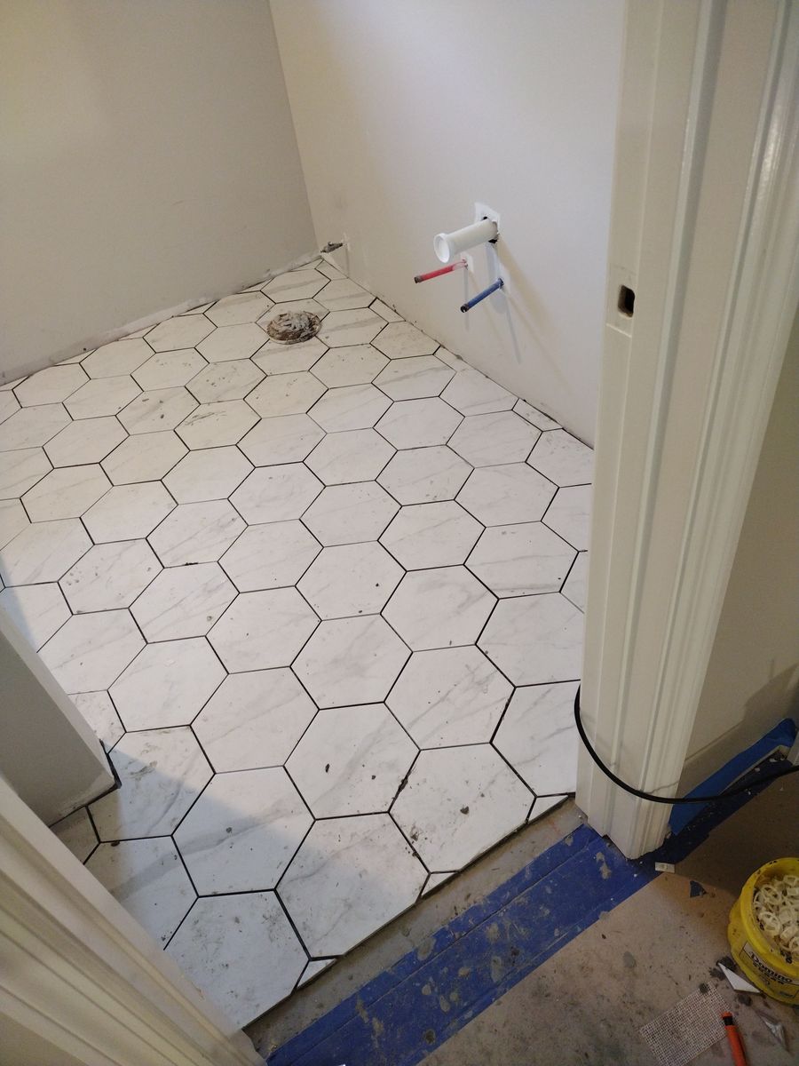 Tiling for J & S Handyman Services in Aumsville, OR