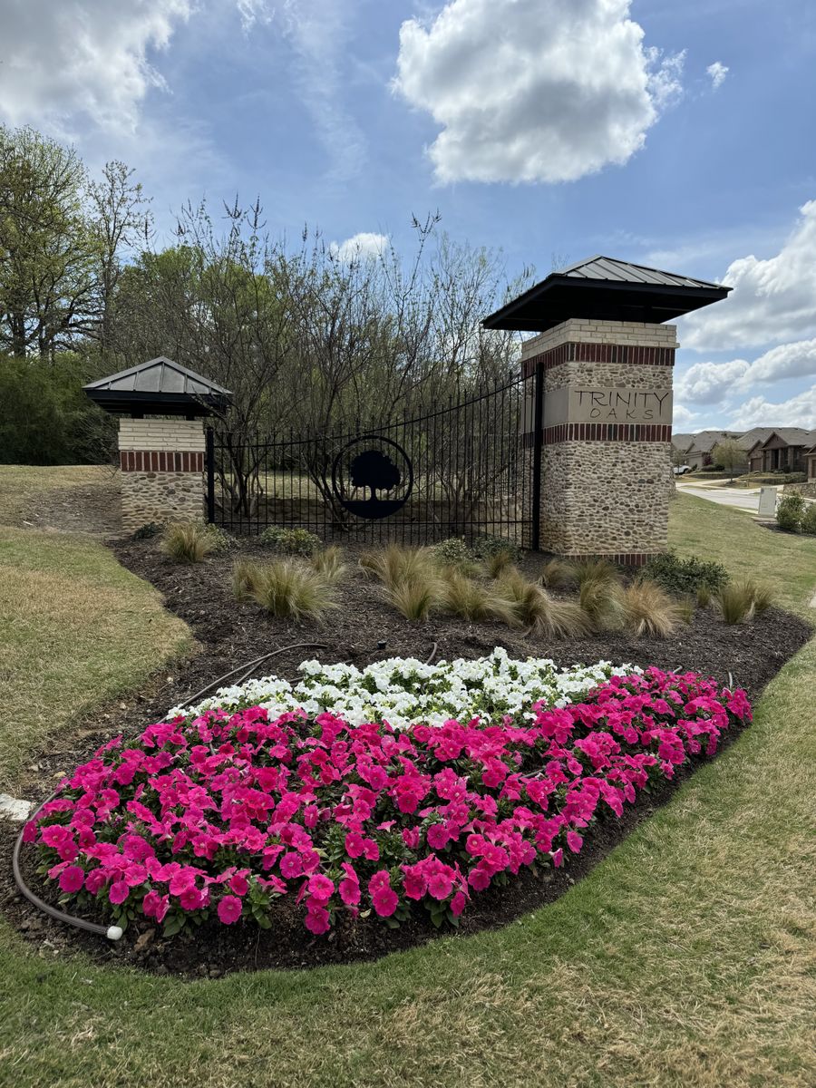 Seasonal color changes for Guerrero's Landscape in Fort Worth,  TX