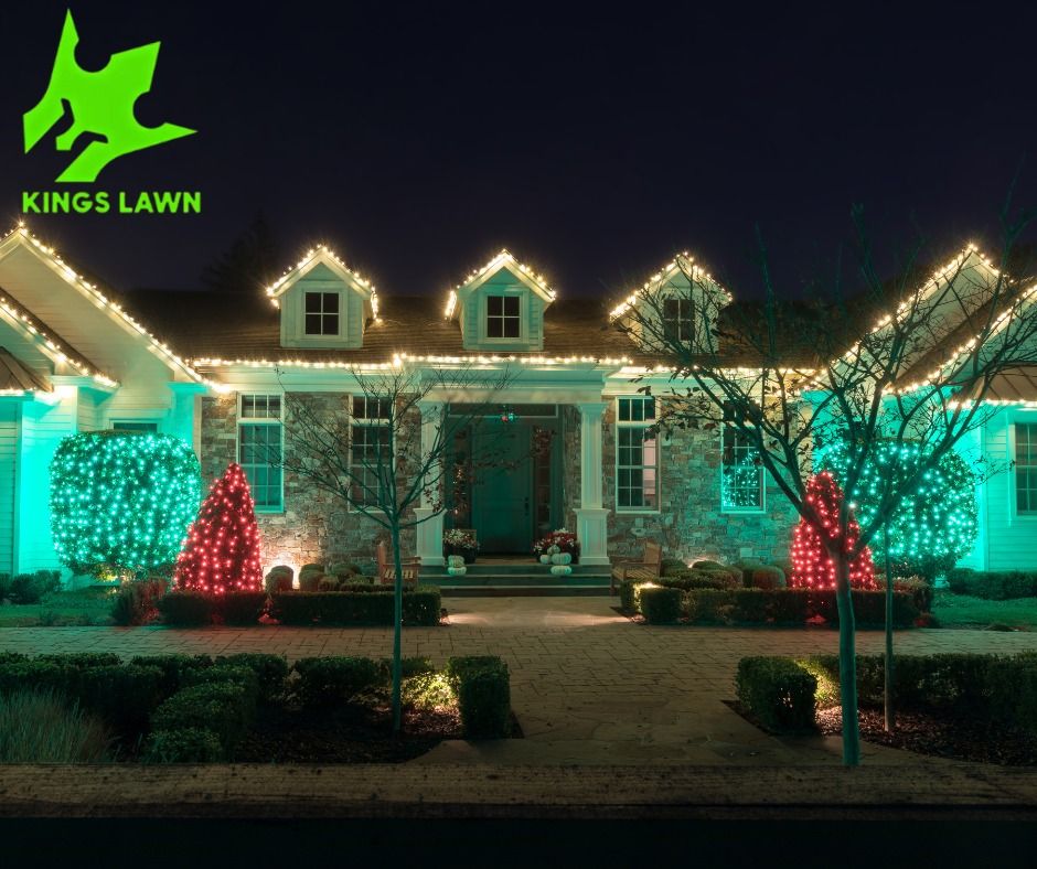 Holiday Lights Installation for KINGS LAWN SERVICE LLC in Amarillo, TX