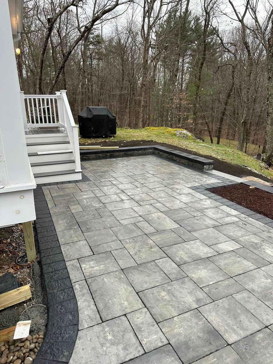 Paver Installation for Shawn's Landscaping in Mendon, MA