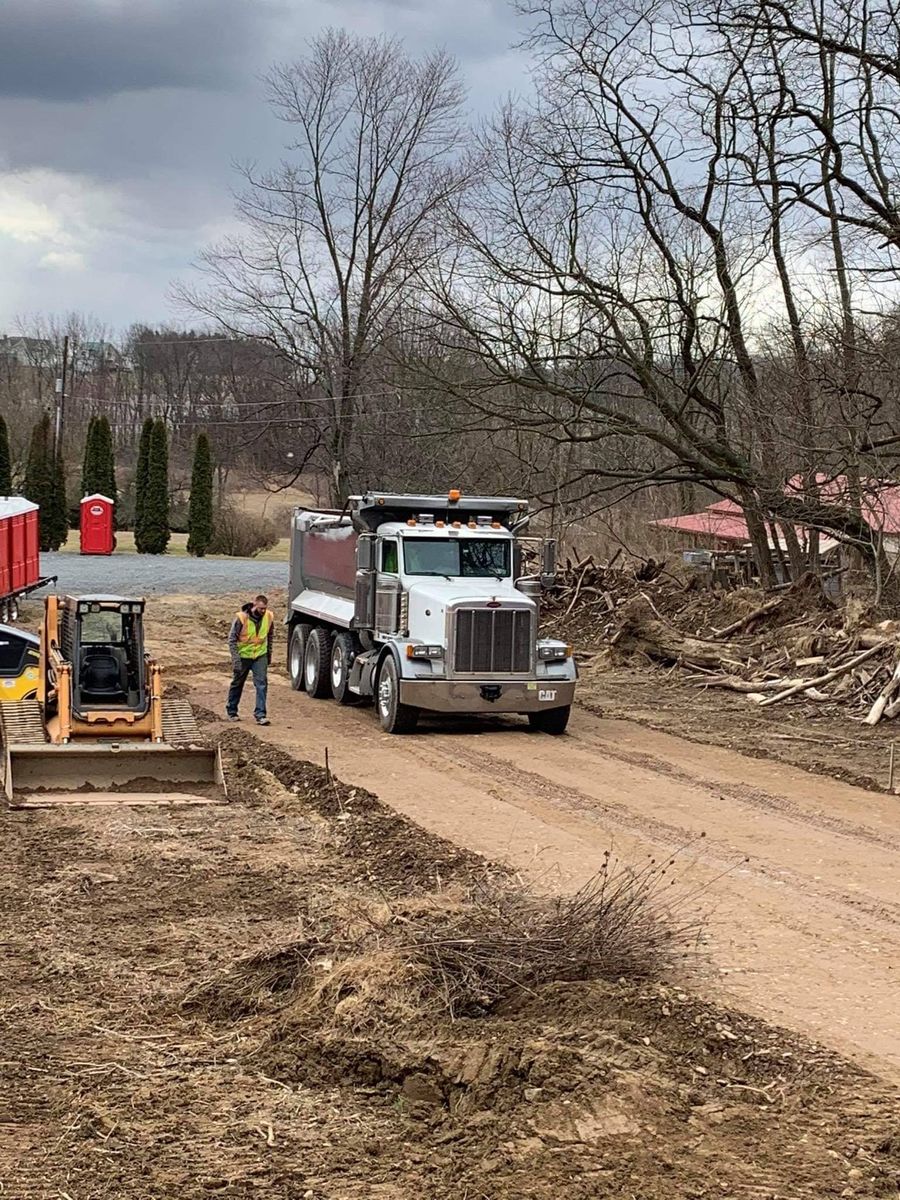 Land Clearing for Jonathan A. Henne Property Services. in Hamburg, PA