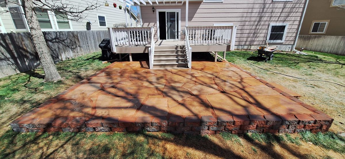 Patio Design & Construction for Level-Up Masonry in Fountain, CO