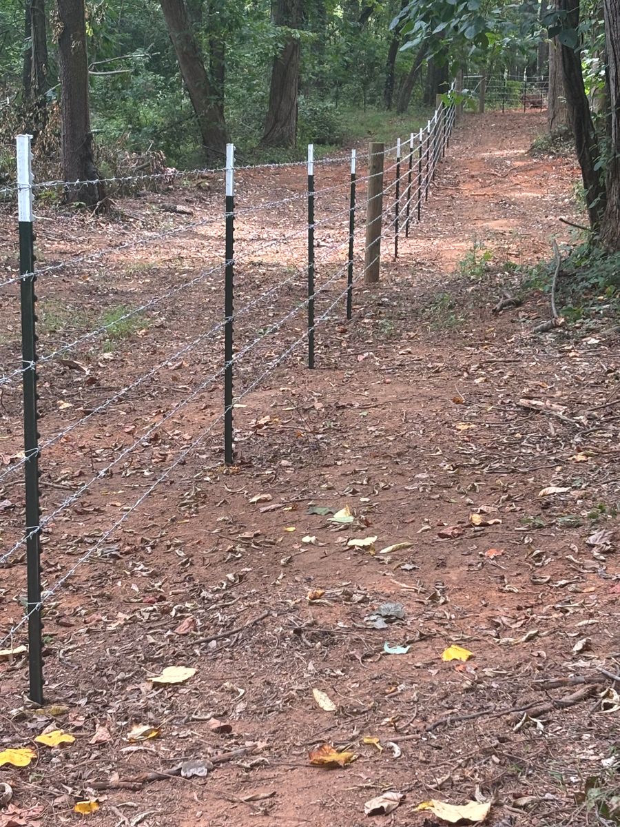 Fence Installation for LB Fencing & Services in Archdale, NC