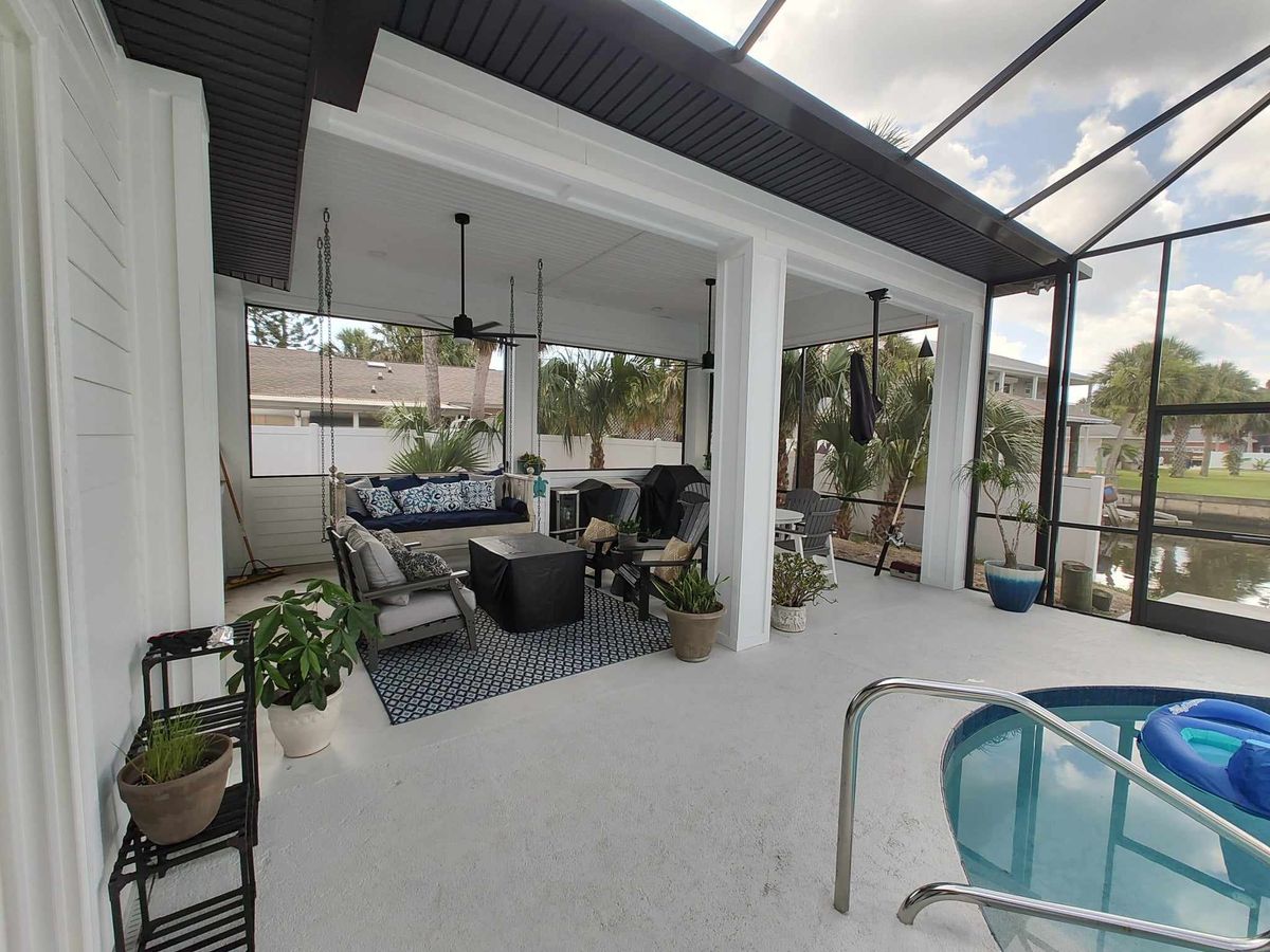 Porch and Balcony Addition for Cast Away Homes LLC in Palm Coast, FL