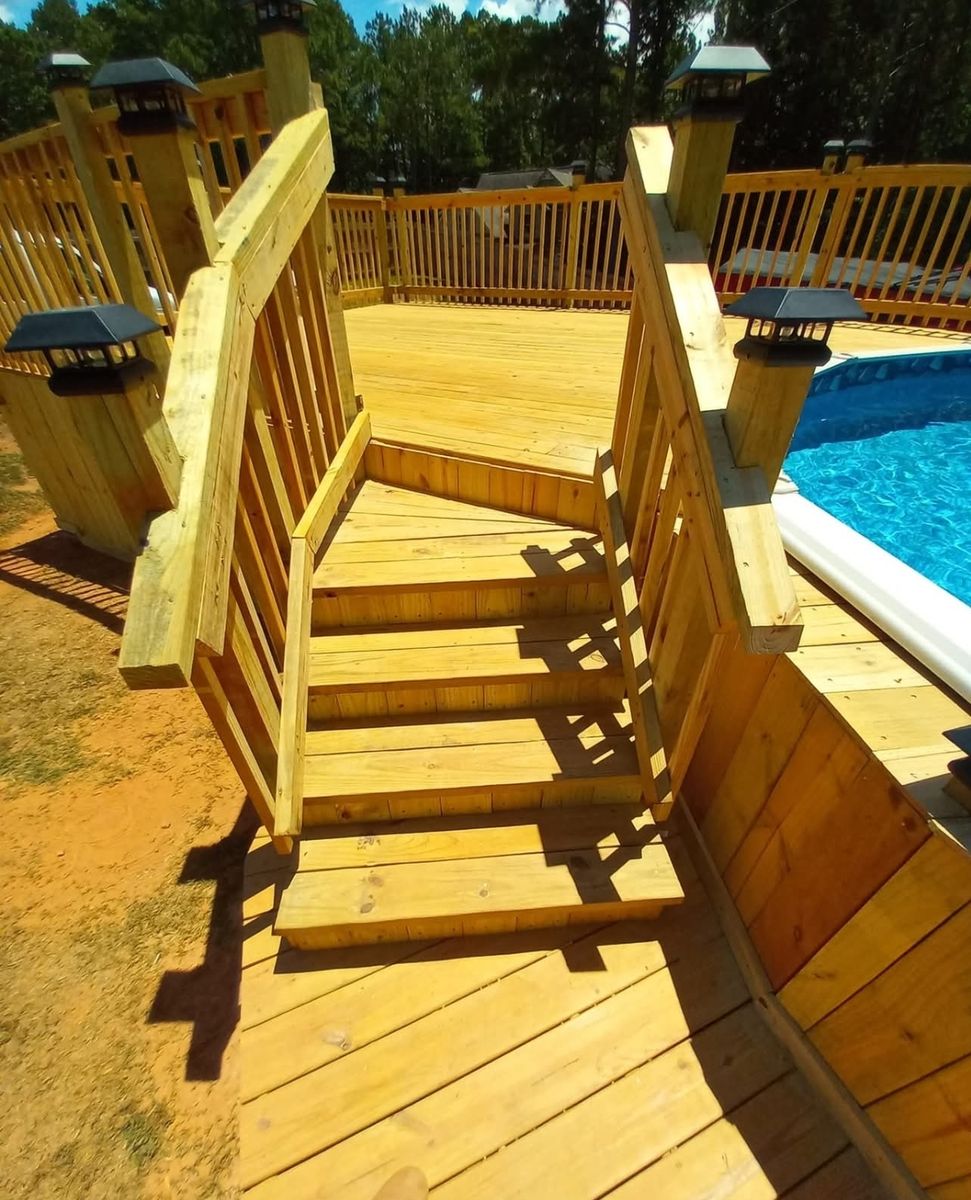 Deck Construction for All Out Construction in Atlanta, GA