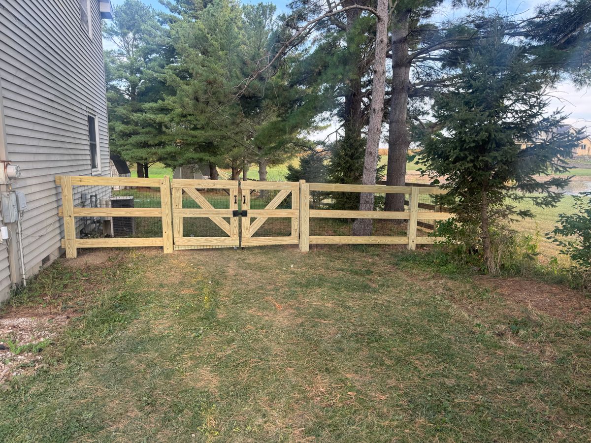 Fence Installation & Repairs for Risner Construction in De Motte, IN