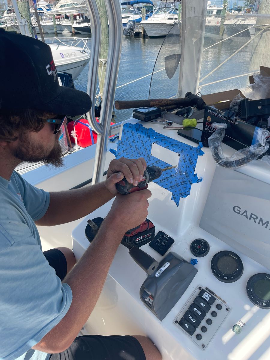 Electronics Installation for C and T Marine LLC in Stafford Township, NJ