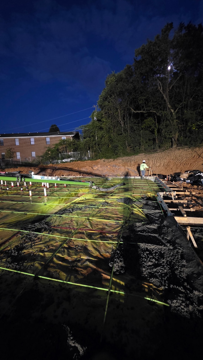 Boom Pumping for Williams Concrete Pumping in Knoxville, Tennessee