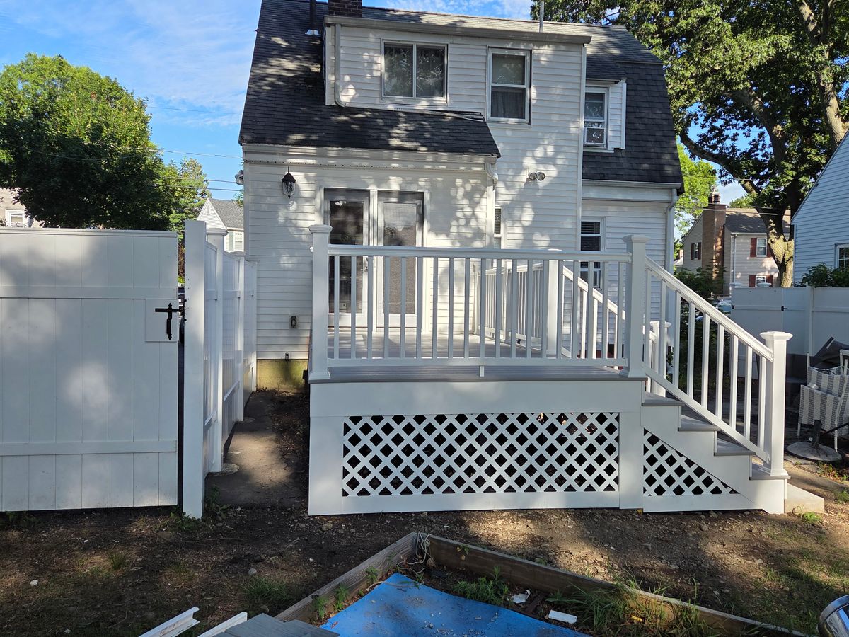 Deck Construction for Tuplin and Sons  in Braintree, MA