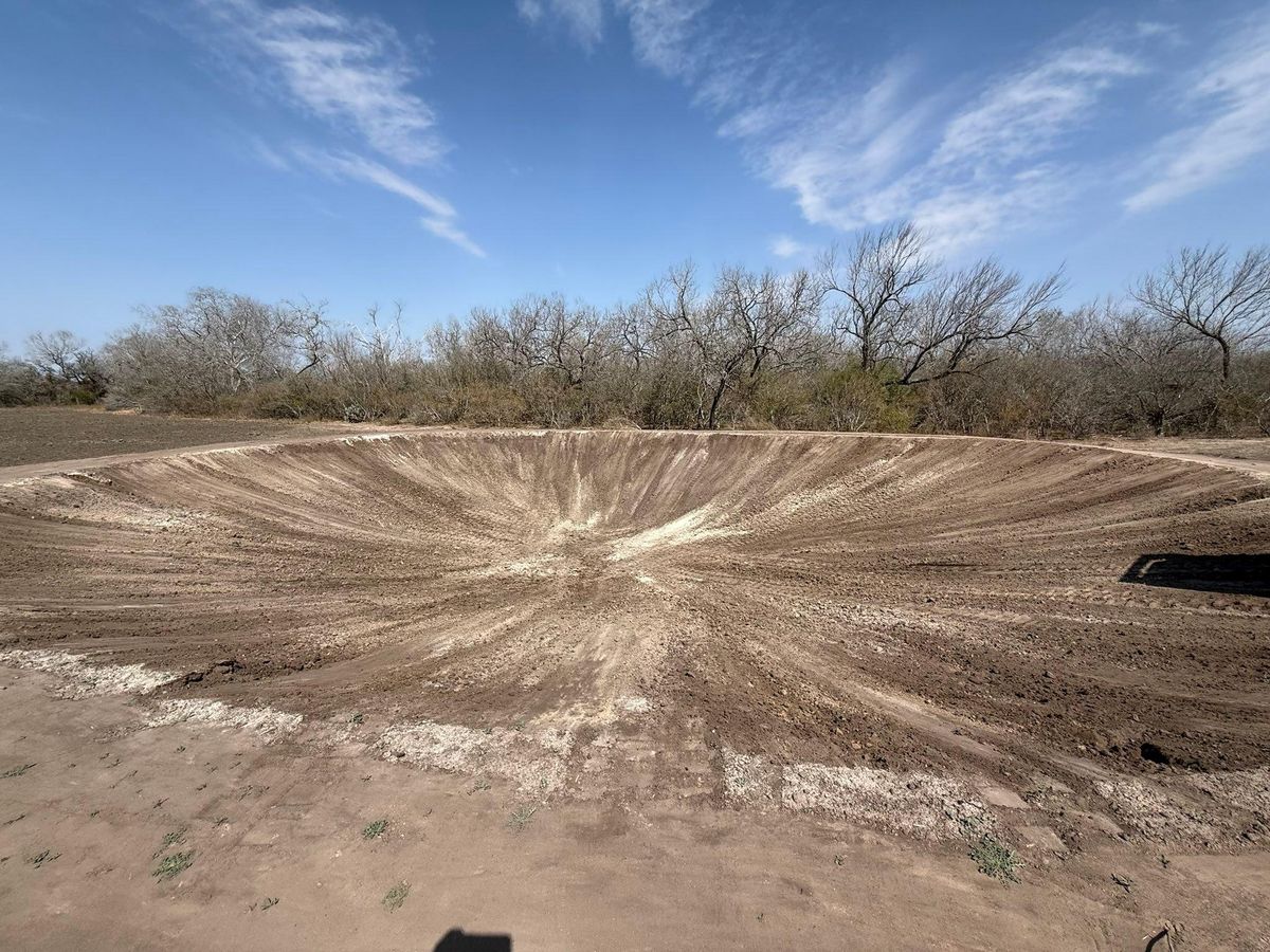 Property Grading for Strause Land Improvement & Construction in George West, TX