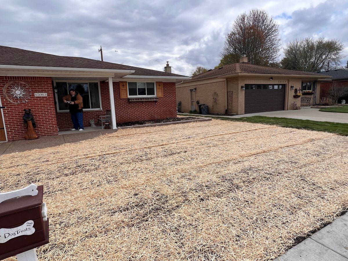 Seeding for Alltimate Outdoor Services in Warren, MI