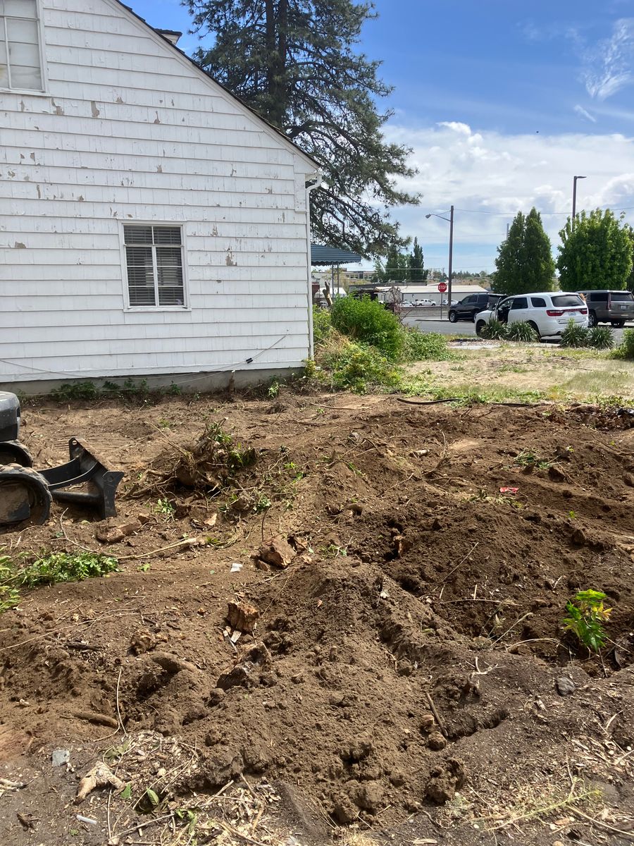 Site Preparation for Zion Excavation in Ephrata, WA