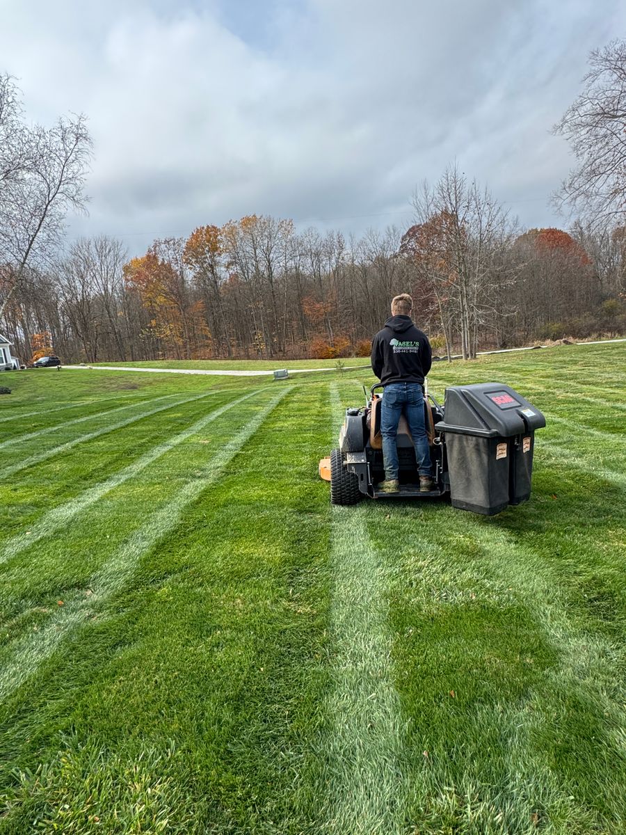 Mowing for Vasel's Landscaping Services in Medina, OH