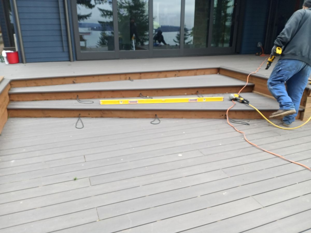 Decking and Handrails for APA Construction in Suquamish, WA