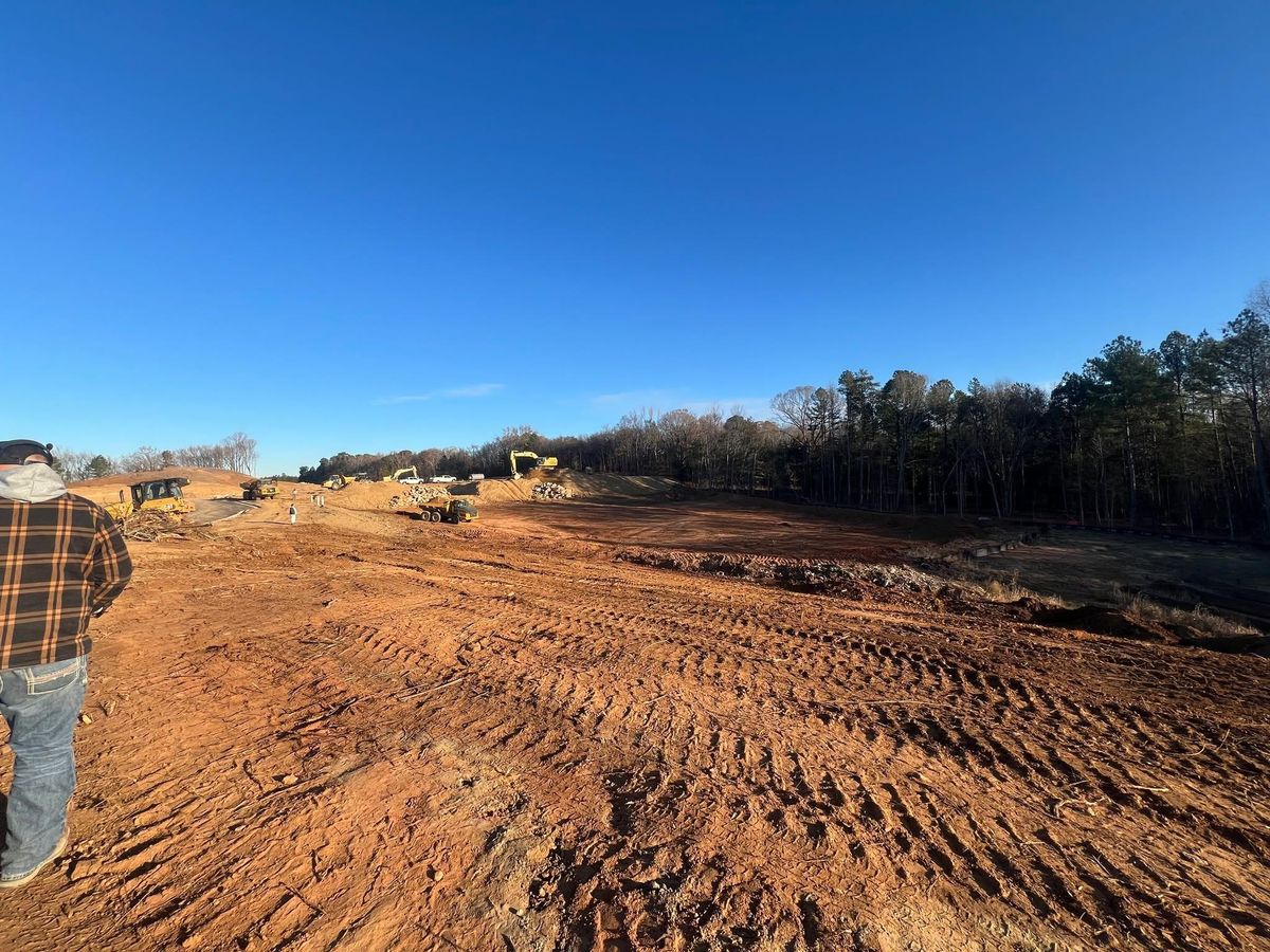 Grading for Rushing Contracting Group in Monroe, NC