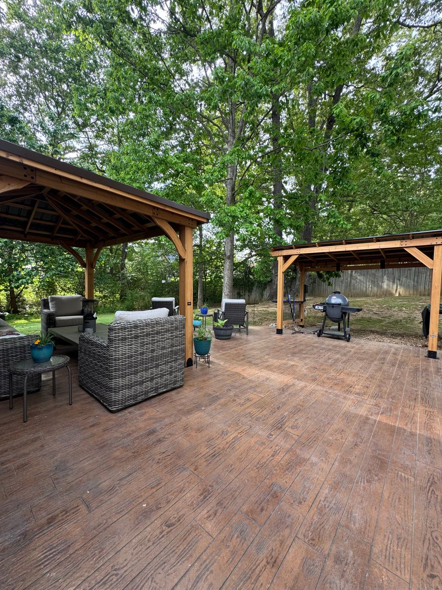 Patio Design & Construction for Greenscape Solutions in Milan, TN
