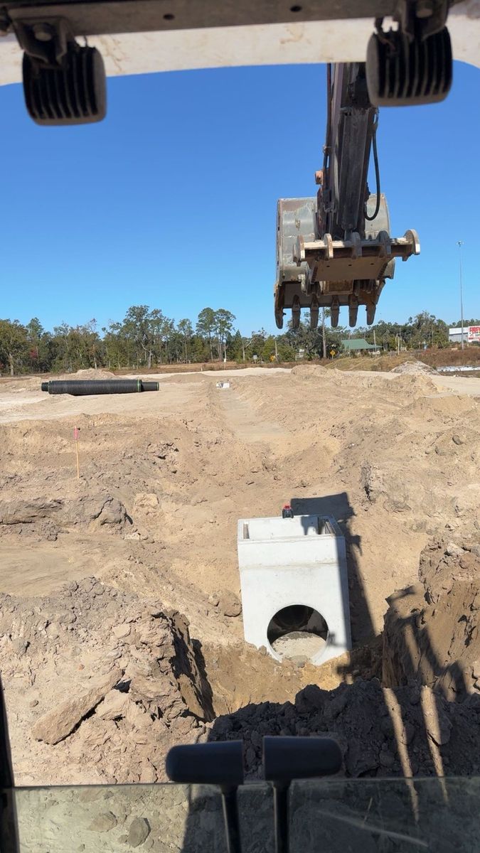 Excavation for Hunters Development Services in Jasper, FL