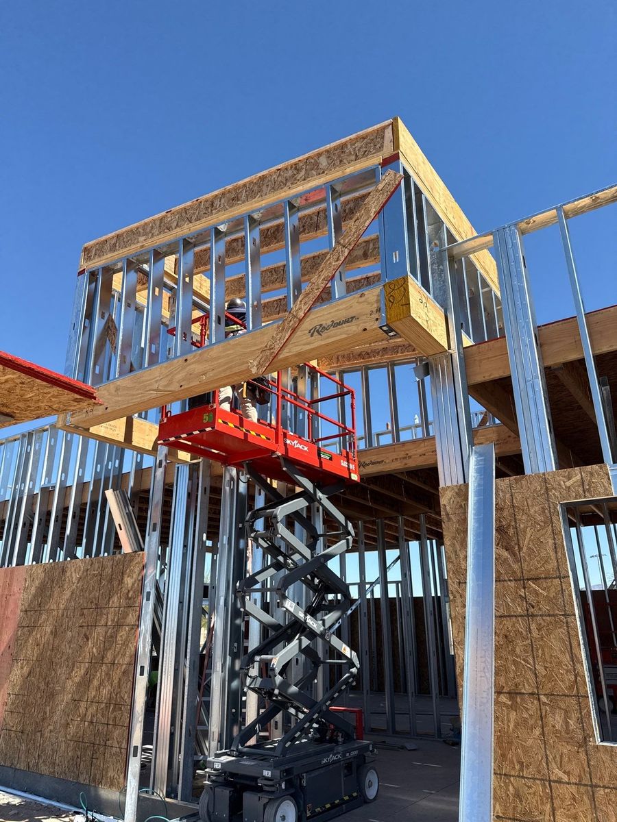 Framing for Ant Farm Construction in Kingman, AZ
