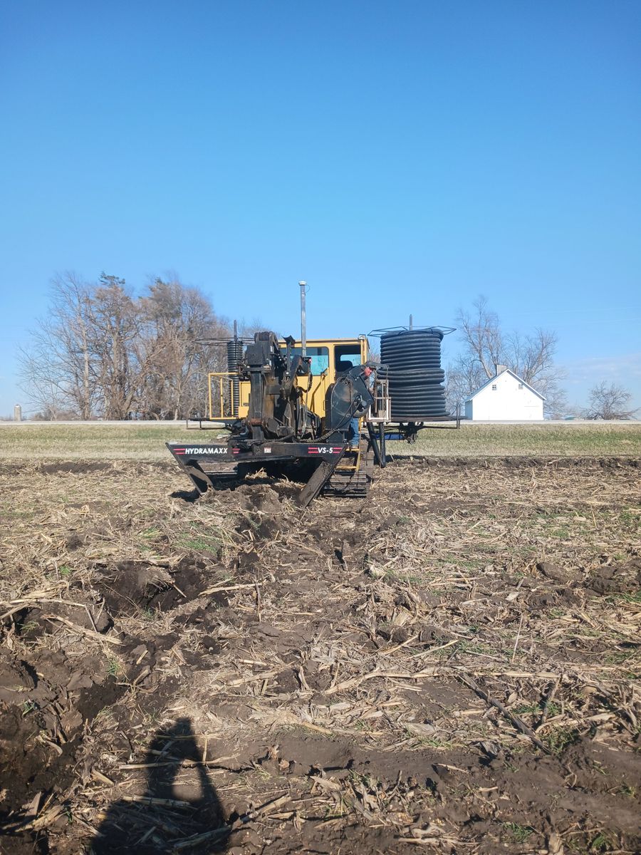 GPS Tile and Mapping for GBA Earthmoving in Keota, IA