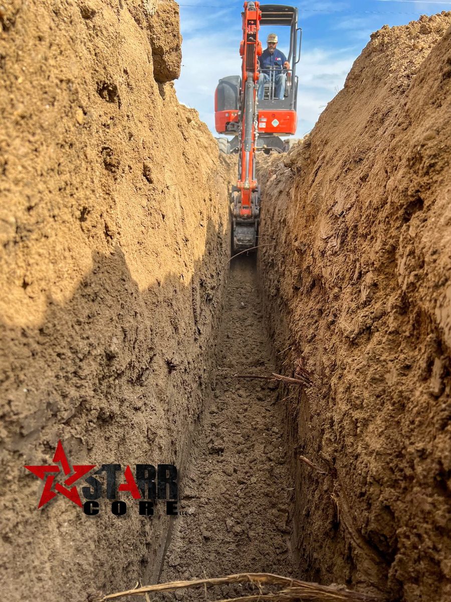 Foundation Digging for STARR CORE LLC in Rio Grande City, TX