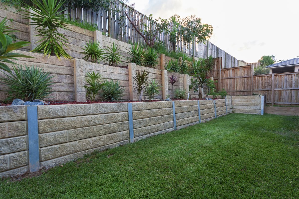 Retaining Wall for McAleer Masonry & Construction in Providence, RI