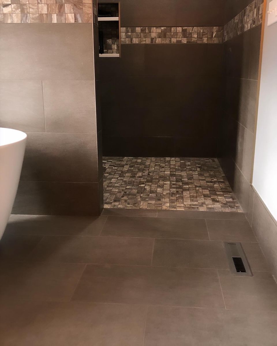 Tiling for David W Taylor Construction in Medina County, OH