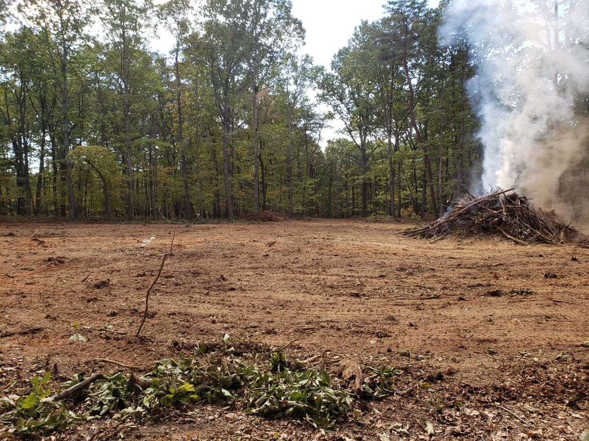 Land Clearing for Lanier Excavating LLC in Bedford County, VA