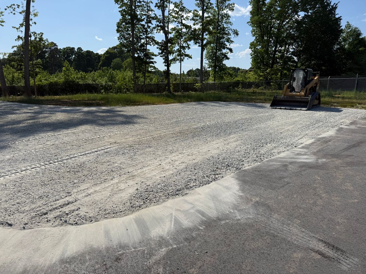 Leveling for CST Dirt Solutions in Rowan, NC