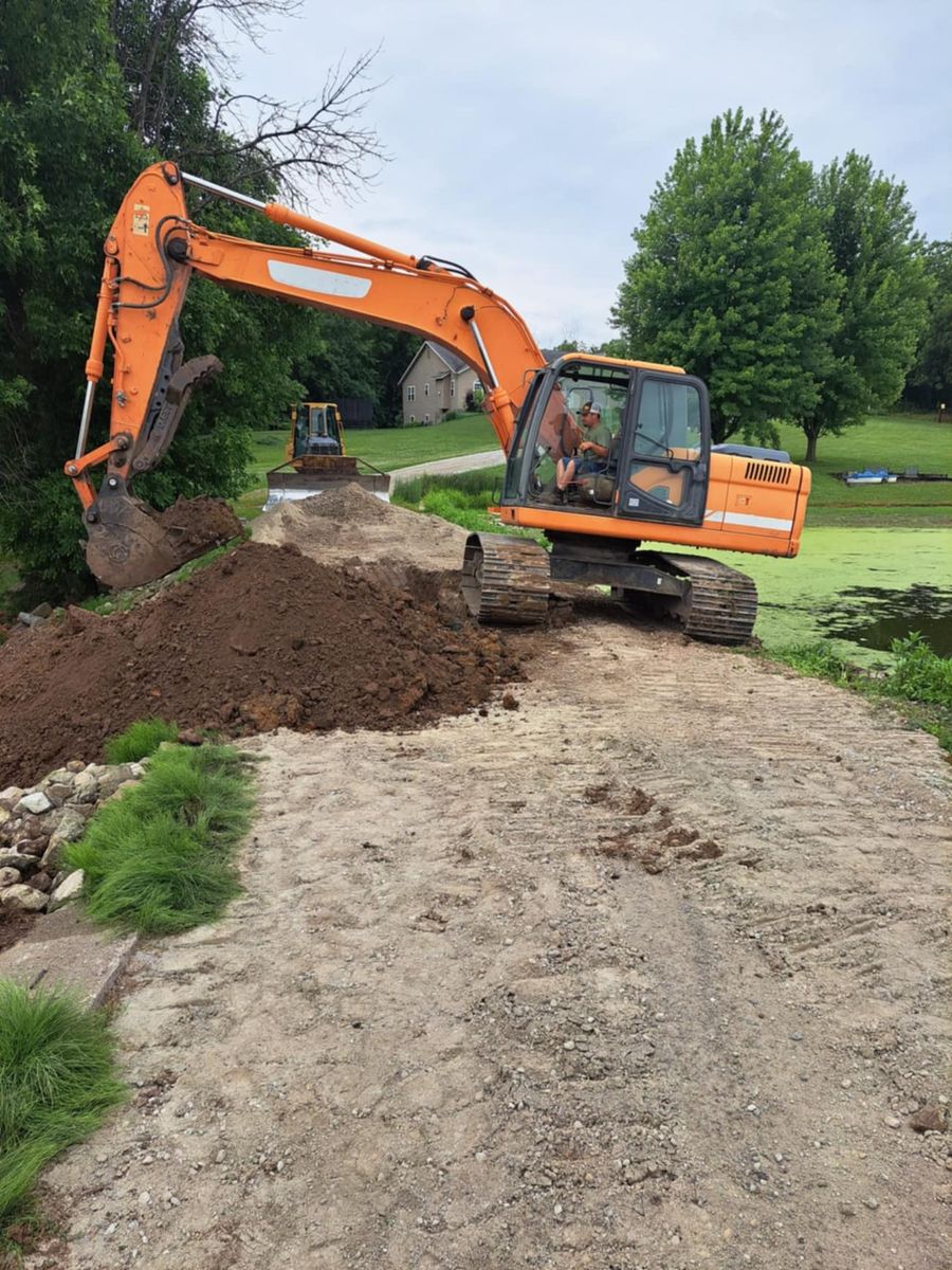 Dozing and Excavating for GBA Earthmoving in Keota, IA