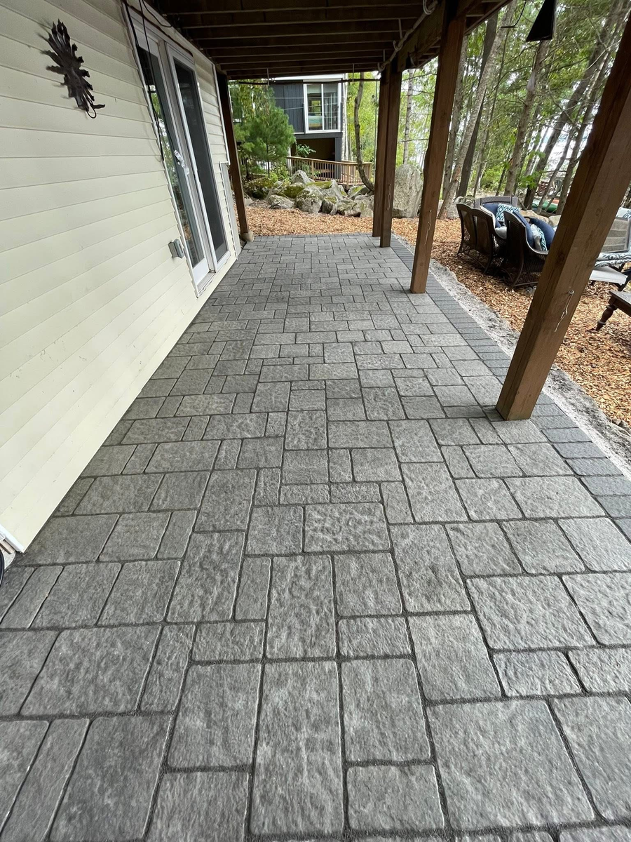 Patio Design & Construction for Smythe’s Stonework & Masonry in Buxton, ME