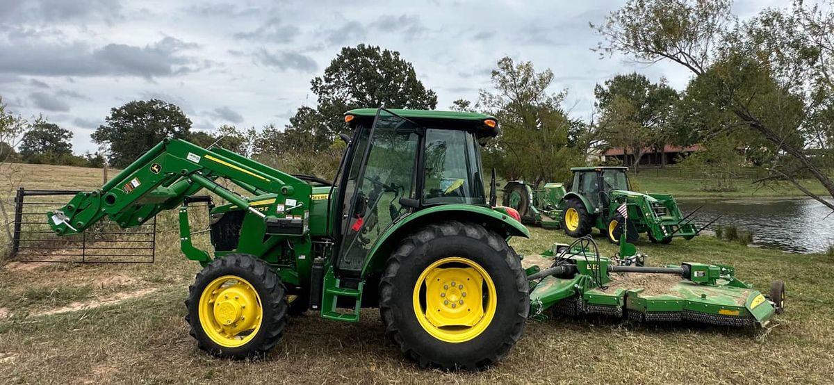 Pasture Mowing for Circle W Services in Canton, TX