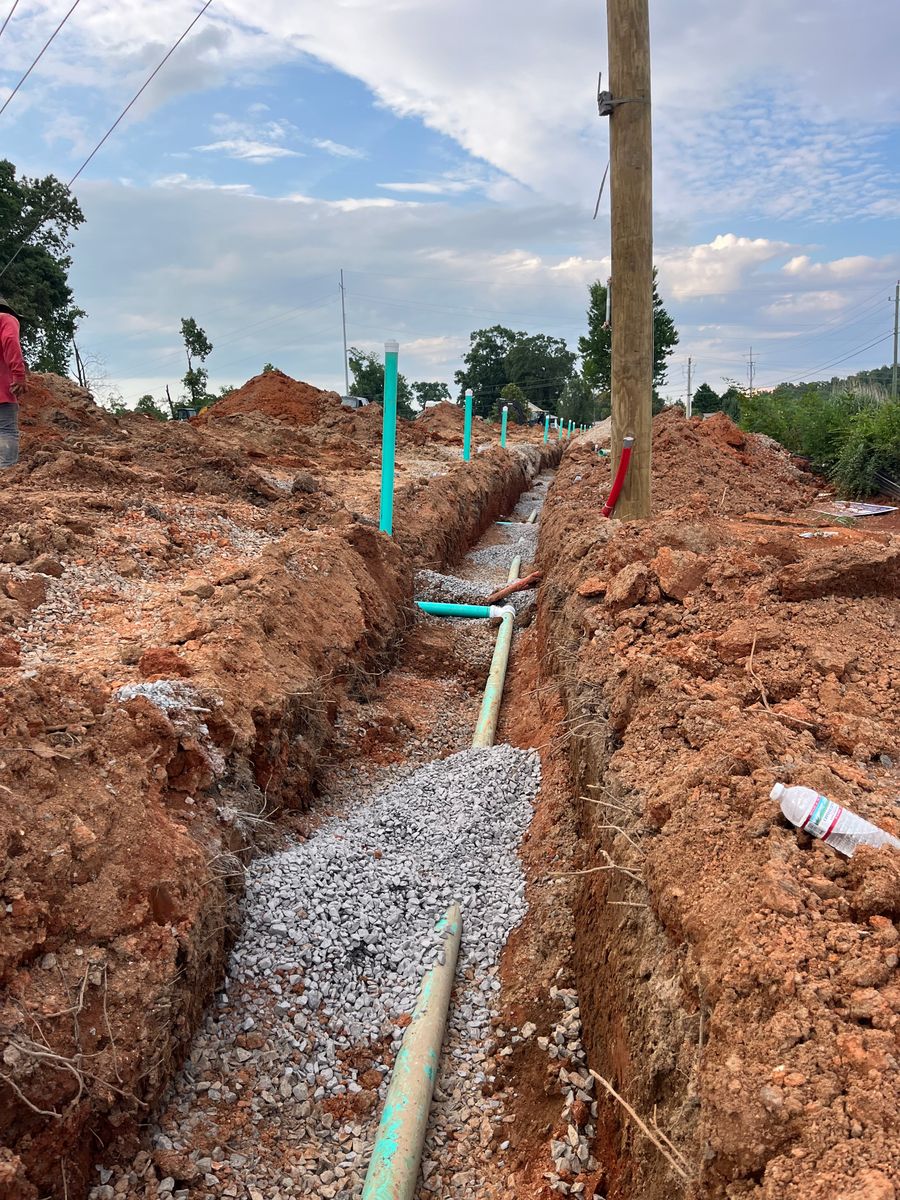 Sewer & Water mains/lines for J.P Landscaping and excavation in Chattanooga, TN