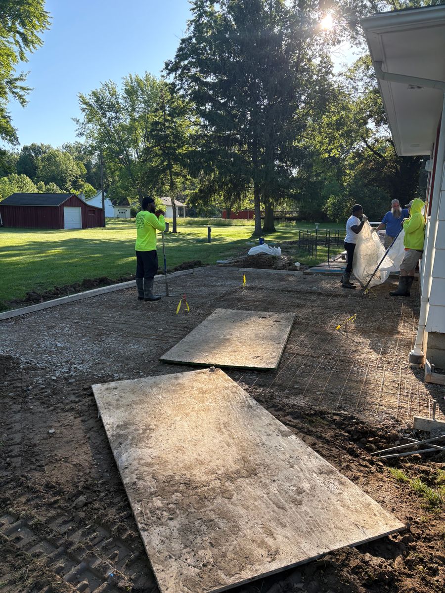 Driveway tear out and replacement for Concrete Pros, LLC in Lorain, OH
