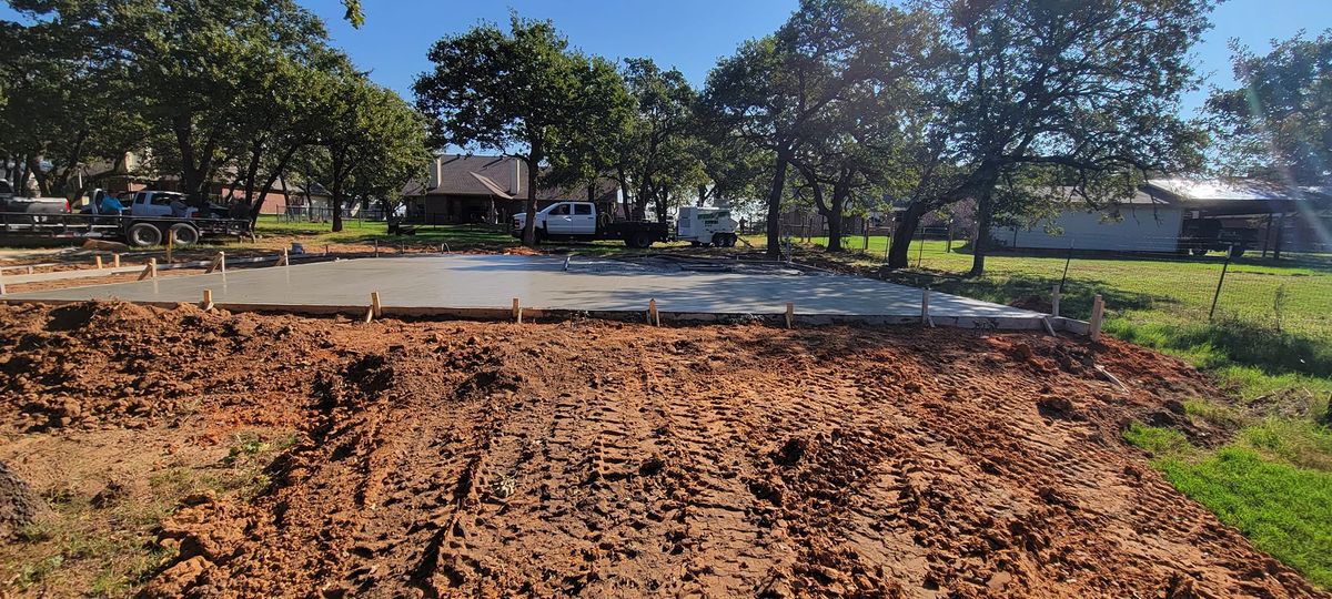 Concrete Foundations for TX Makers Construction in Springtown, TX