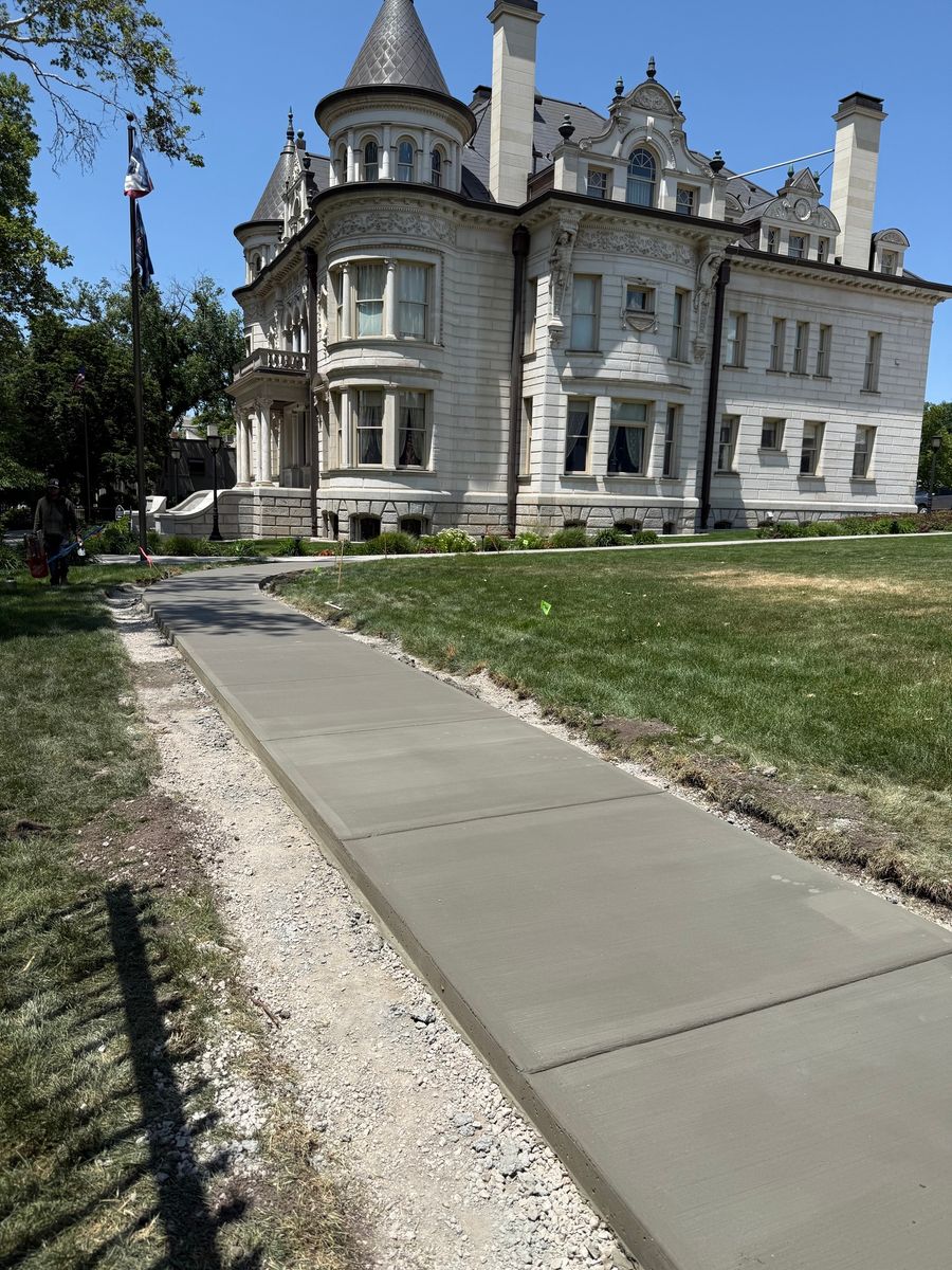 Sidewalk Installation for TNT Concrete and Construction LLC in Roy, UT