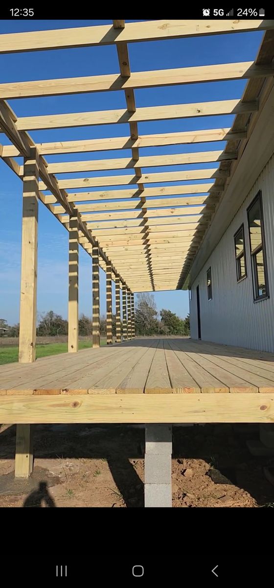 Porches for Hockley Frame and Siding LLC in Hockley, TX