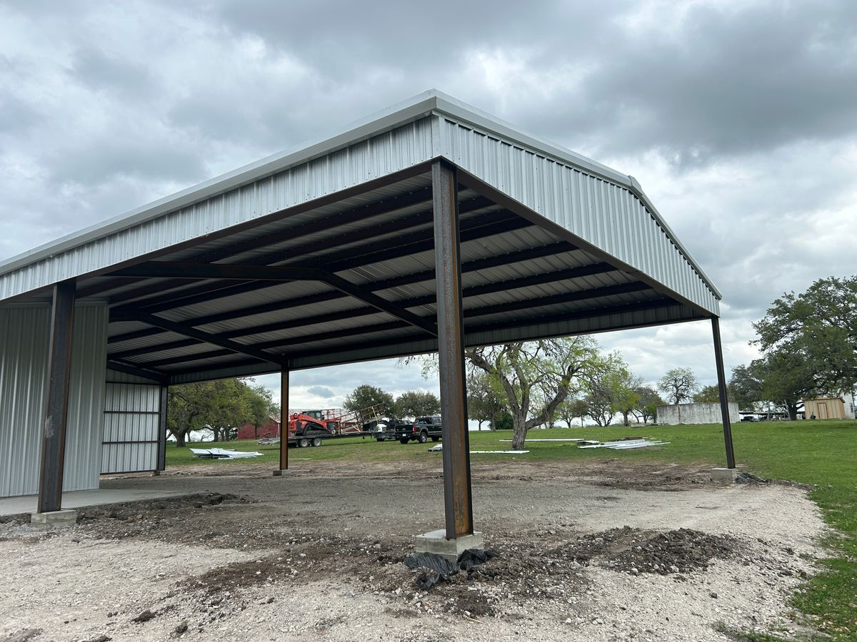Pre-Engineered Metal Buildings for 292 Construction, LLC in Gonzales County, TX