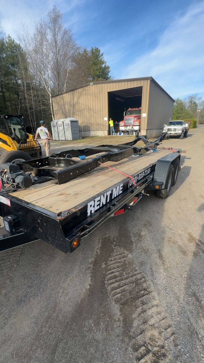 Tilt Deck Car Hauler for Chapman Rentals in Ellington, CT