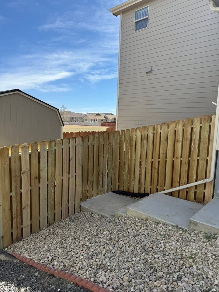 Residential Fence for DS Industries in Gillette, WY