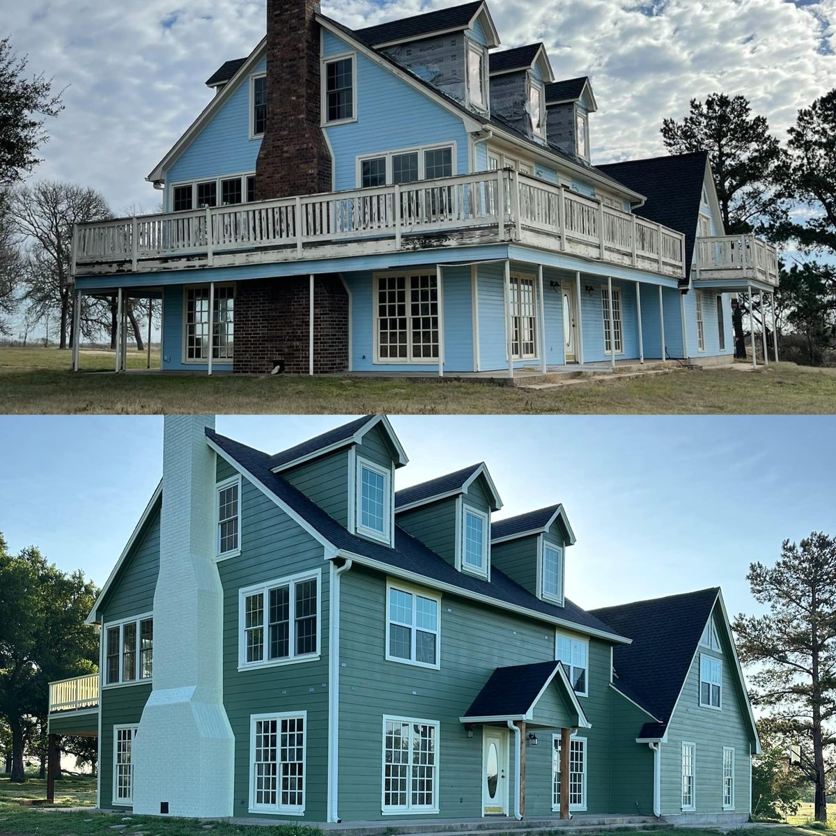 Interior and Exterior Painting for CWC Custom Homes & Barndominiums in Snook, TX