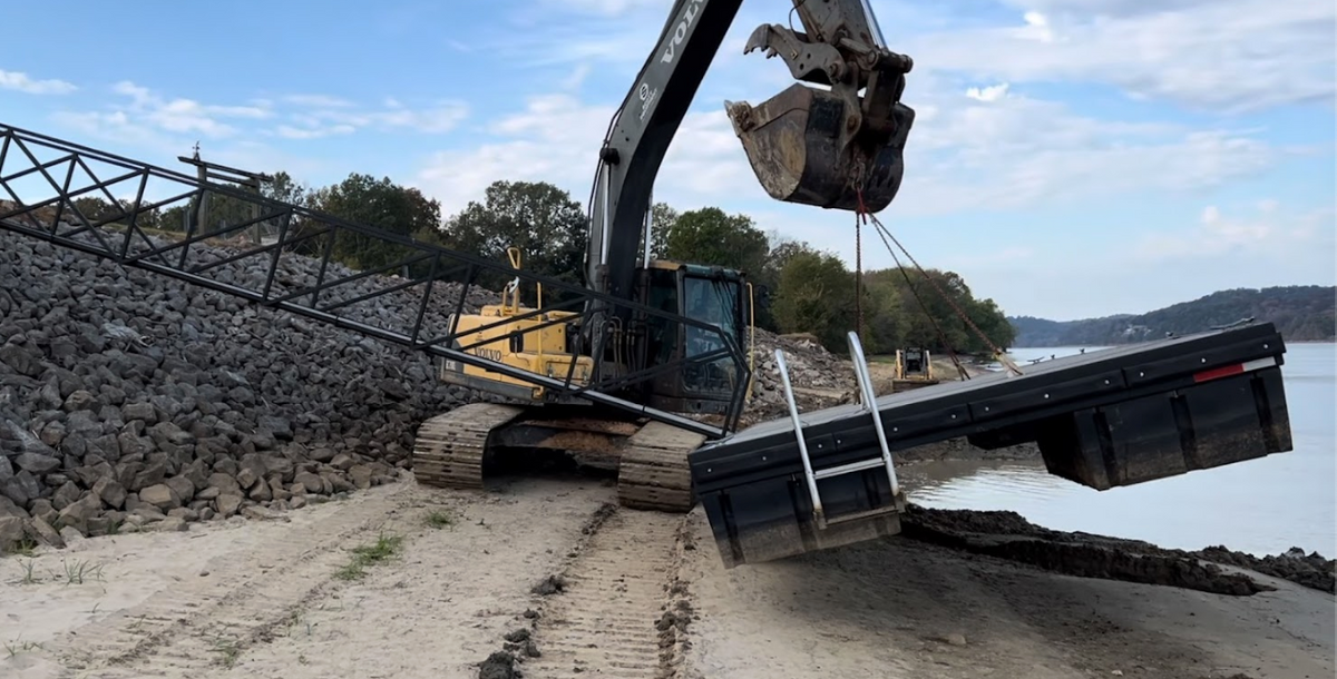 Docks for JW Johnson Construction in Linden, TN