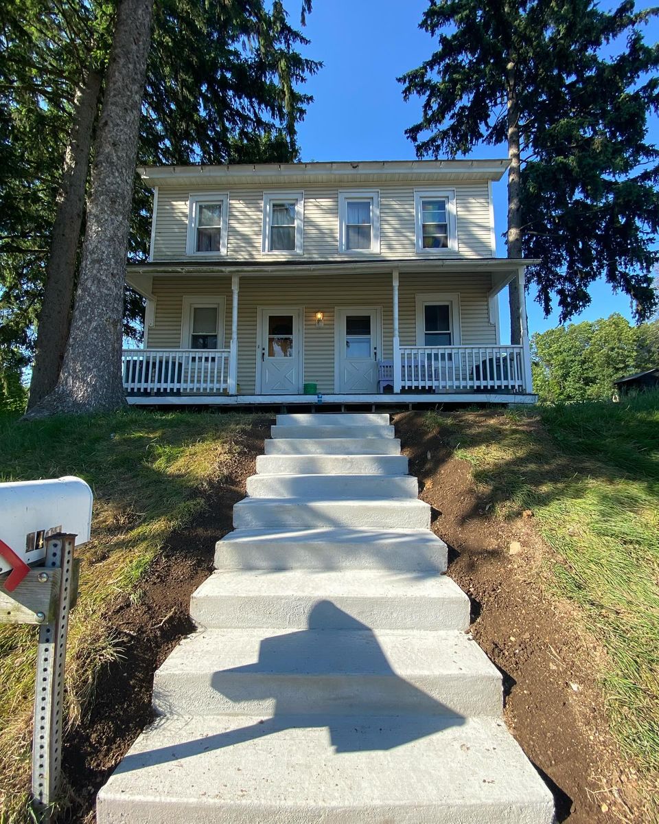 Stair Design & Installation for Berks Concrete & Construction LLC in Berks County, PA