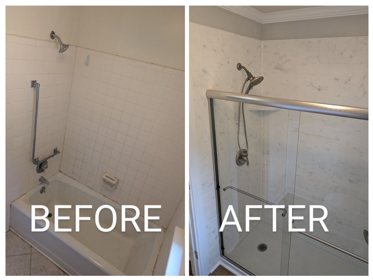 Custom Showers for Brick City Bath in Sanford, NC