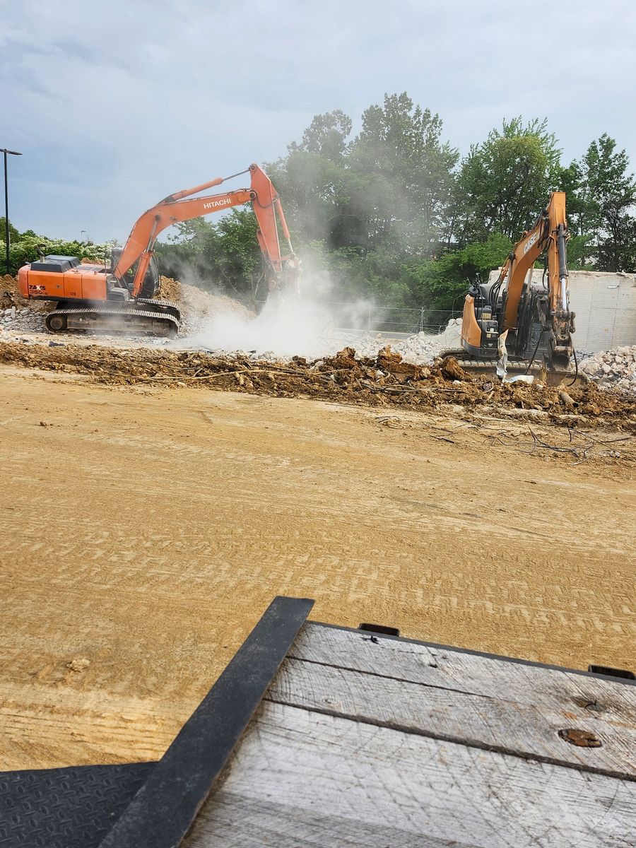Site Grading for B.E. Contracting LLC in White Marsh, MD