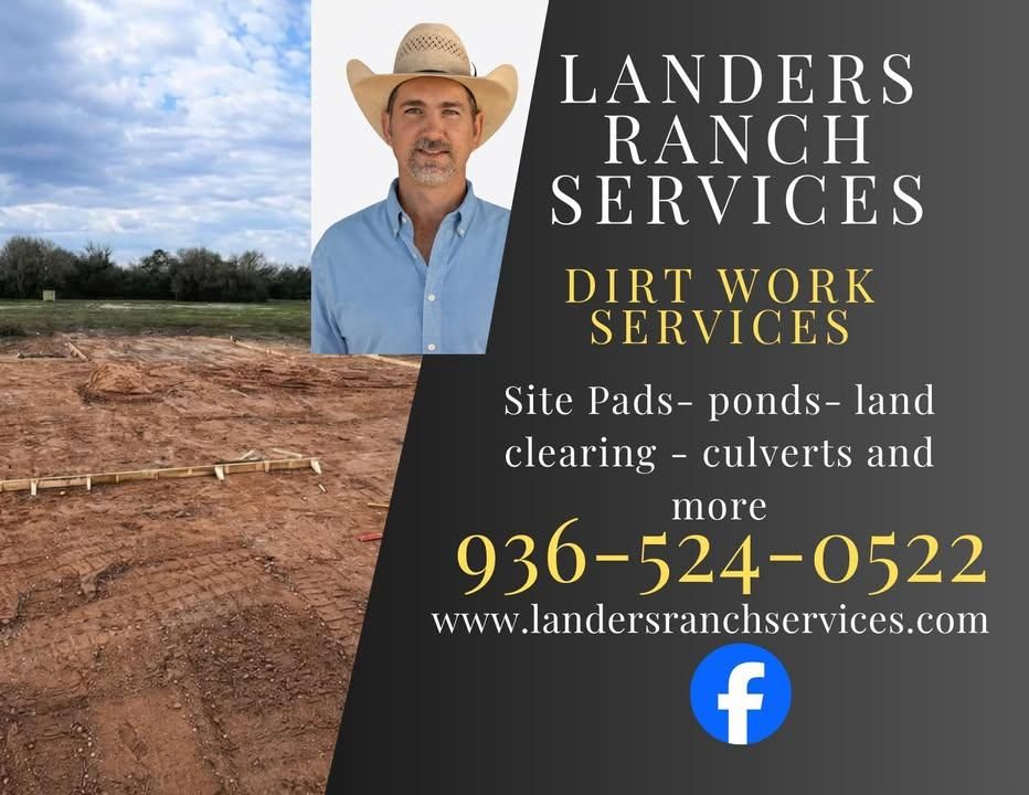 Leveling for Landers Ranch Services in Anderson, TX