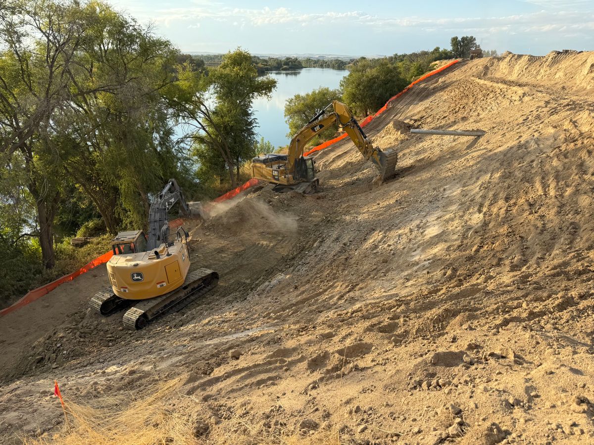Land Grading for Steed Trucking and Excavation in Rexburg, ID