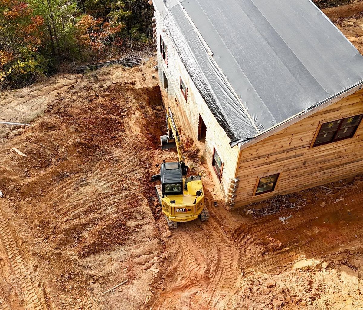 Site Preparation for Grayson Groundworks in Sevierville, TN