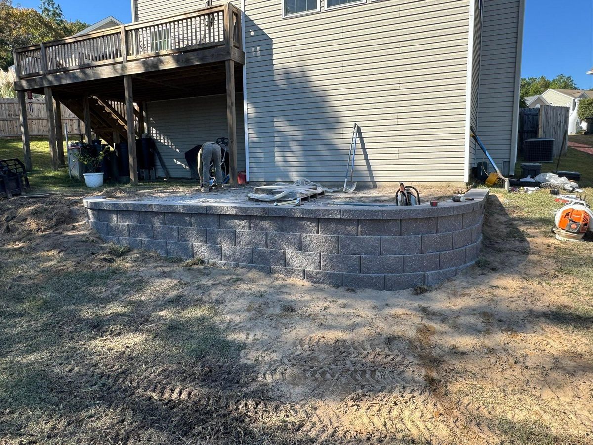 Landscape Installation for Trophy Outdoor Solutions in Lexington, SC