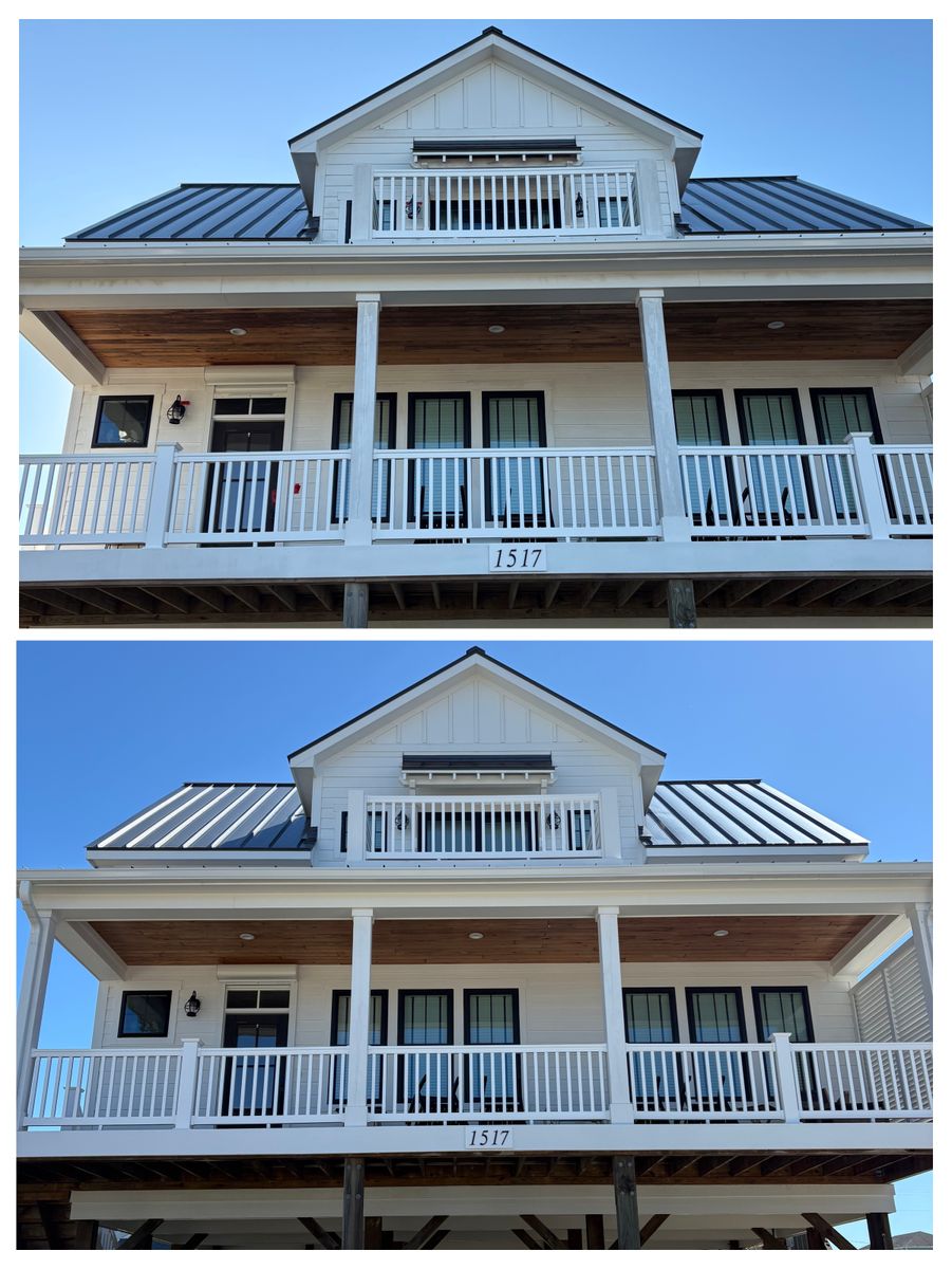 Soft House Washing for Salty Exterior Pro Wash in Hampstead, NC