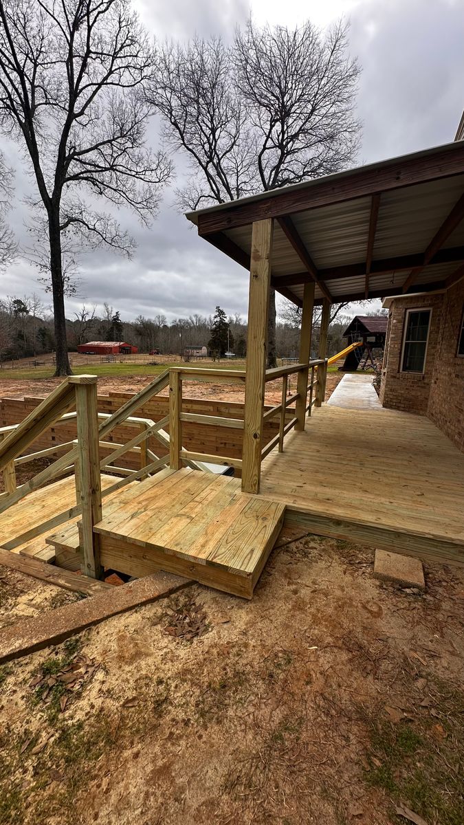 Deck & Patio Installation for Piney Woods Renovations in Tyler , TX
